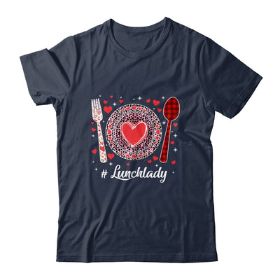 Funny Happy Valentine's Day Lunch Lady Women Matching Shirt & Hoodie | siriusteestore