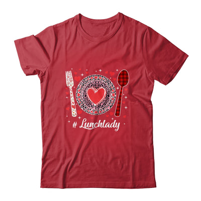 Funny Happy Valentine's Day Lunch Lady Women Matching Shirt & Hoodie | siriusteestore