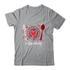 Funny Happy Valentine's Day Lunch Lady Women Matching Shirt & Hoodie | siriusteestore