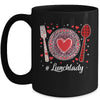 Funny Happy Valentine's Day Lunch Lady Women Matching Mug | siriusteestore