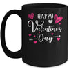 Funny Happy Valentines Day Heart For Women Men Couples Mug | siriusteestore