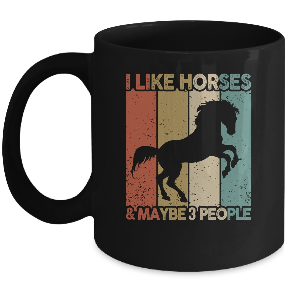 Funny Horse Design For Kids Men Women Animal Horse Vintage Mug | siriusteestore