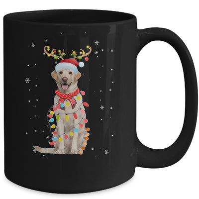 Funny Labrador Christmas Tree Santa Reindeer Pajamas Mug | siriusteestore