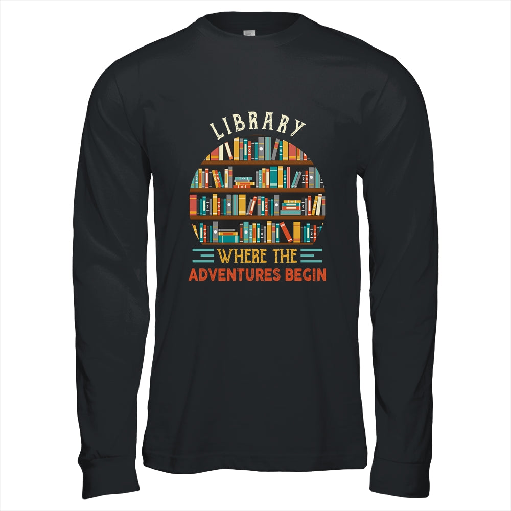 Funny Library Art For Men Women Bookworm Reading Book Lovers Shirt & Hoodie | siriusteestore