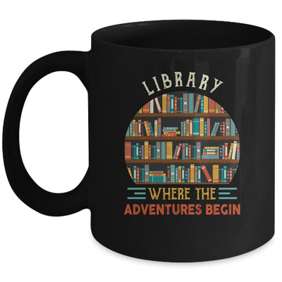 Funny Library Art For Men Women Bookworm Reading Book Lovers Mug | siriusteestore