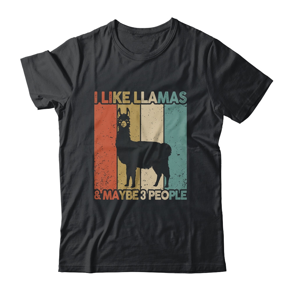 Funny Llama Design For Kids Men Women Animal Llama Vintage Shirt & Tank Top | siriusteestore