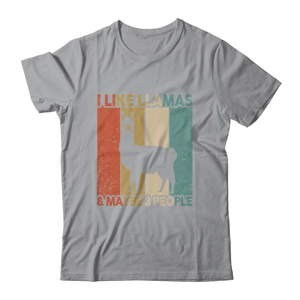 Funny Llama Design For Kids Men Women Animal Llama Vintage Shirt & Tank Top | siriusteestore