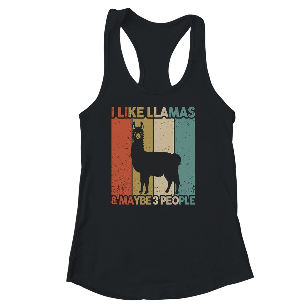 Funny Llama Design For Kids Men Women Animal Llama Vintage Shirt & Tank Top | siriusteestore