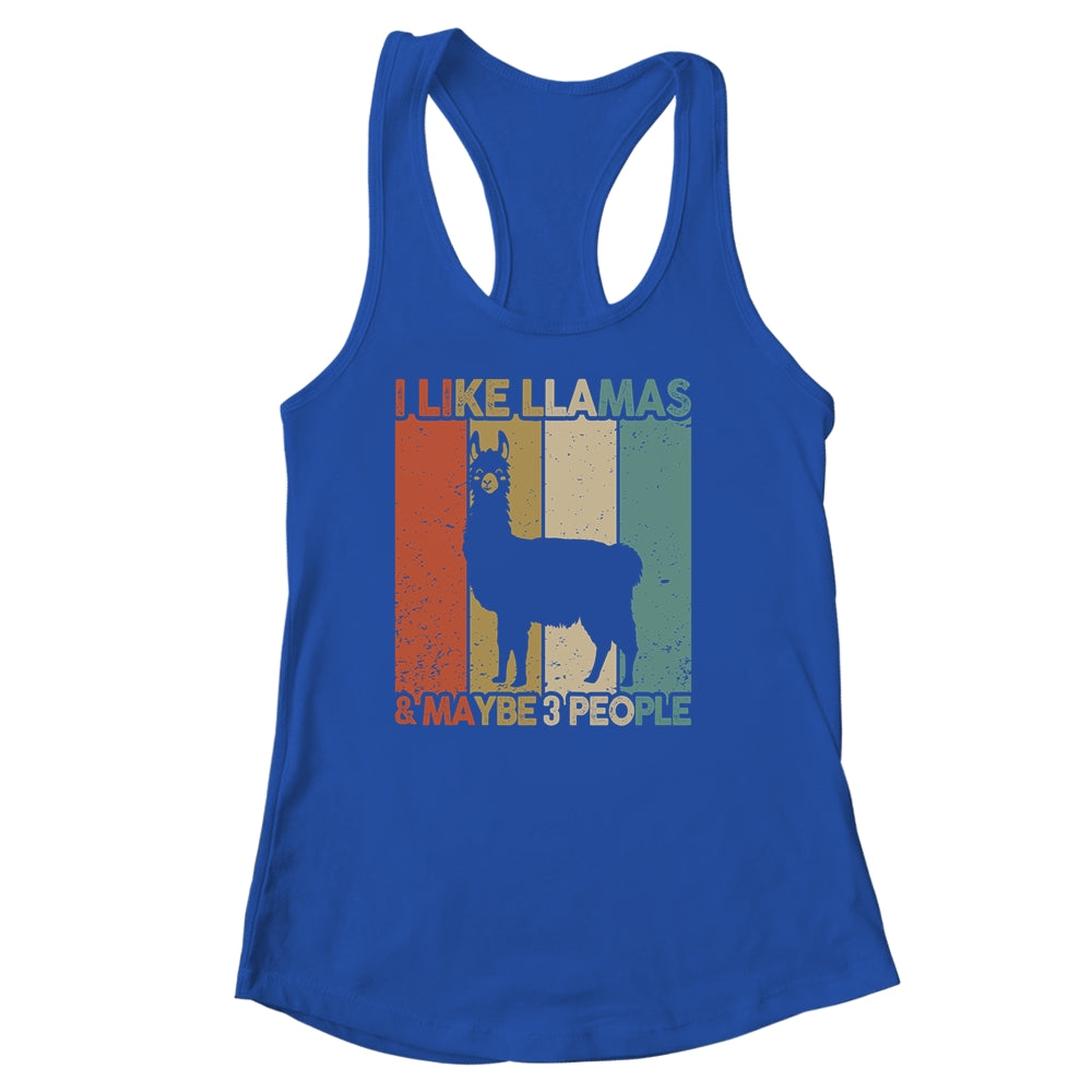 Funny Llama Design For Kids Men Women Animal Llama Vintage Shirt & Tank Top | siriusteestore