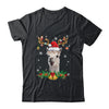 Funny Llama Reindeer Lights Ornament Santa Christmas Xmas Shirt & Sweatshirt | siriusteestore
