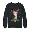 Funny Llama Reindeer Lights Ornament Santa Christmas Xmas Shirt & Sweatshirt | siriusteestore