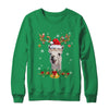 Funny Llama Reindeer Lights Ornament Santa Christmas Xmas Shirt & Sweatshirt | siriusteestore
