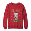 Funny Llama Reindeer Lights Ornament Santa Christmas Xmas Shirt & Sweatshirt | siriusteestore