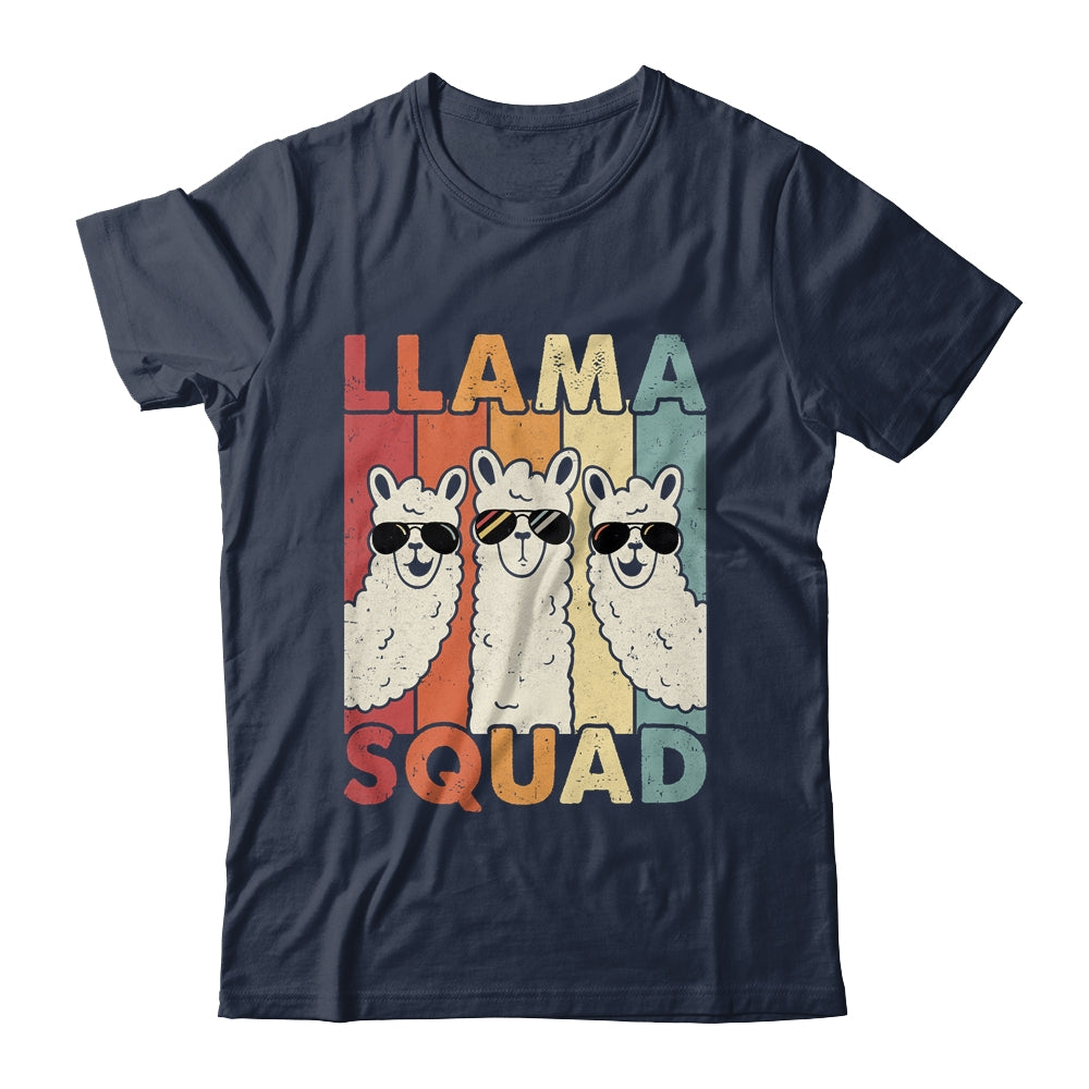 Funny Llama Squad For Men Women Llama Alpaca Farm Animal Shirt & Hoodie | siriusteestore