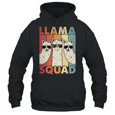 Funny Llama Squad For Men Women Llama Alpaca Farm Animal Shirt & Hoodie | siriusteestore