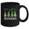 Funny Lunch Ladies Love Shenanigans Gnome St Patrick's Day Mug | siriusteestore