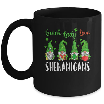 Funny Lunch Ladies Love Shenanigans Gnome St Patrick's Day Mug | siriusteestore