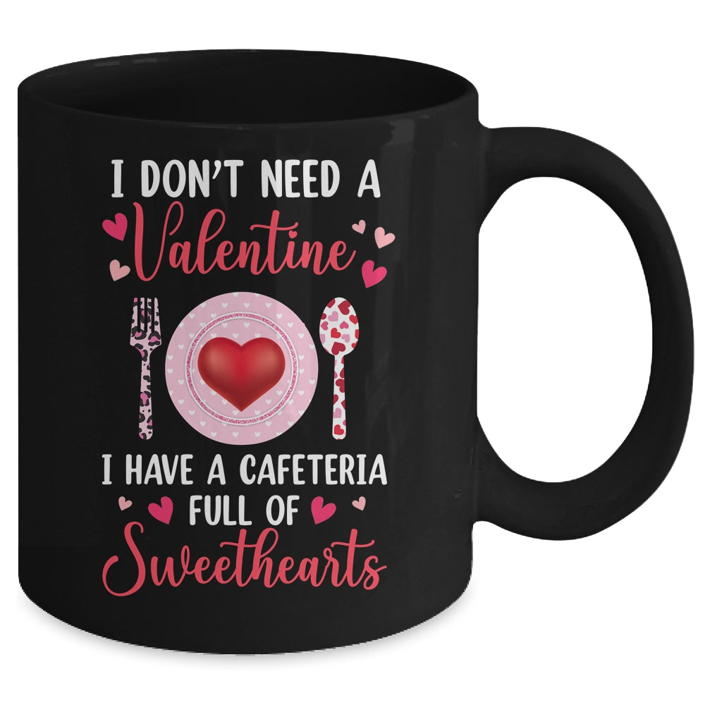 Funny Lunch Lady Valentines Day For Lunch Lady Cafeteria Mug | siriusteestore