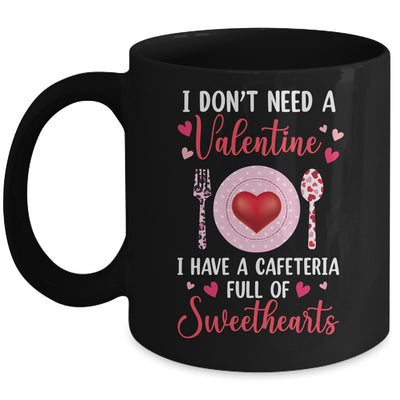 Funny Lunch Lady Valentines Day For Lunch Lady Cafeteria Mug | siriusteestore
