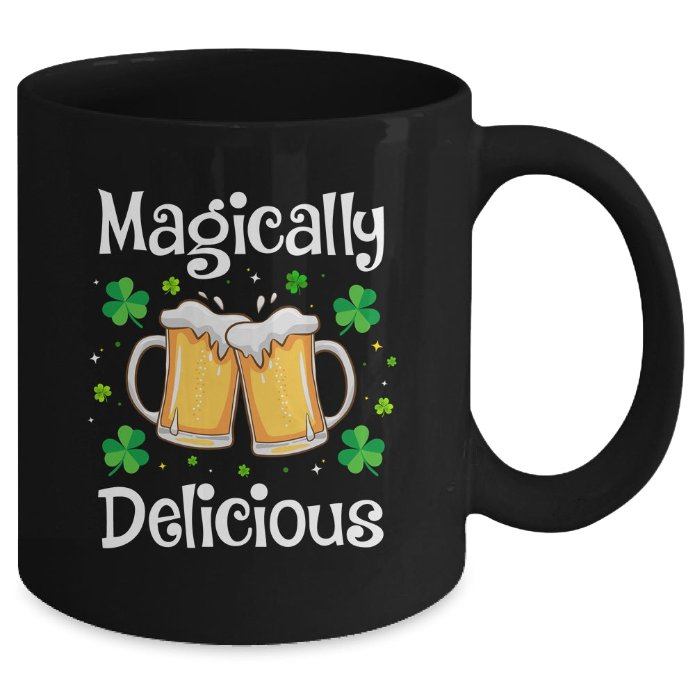 Funny Magically Delicious St Patricks Day Beer Drinking Mug | siriusteestore