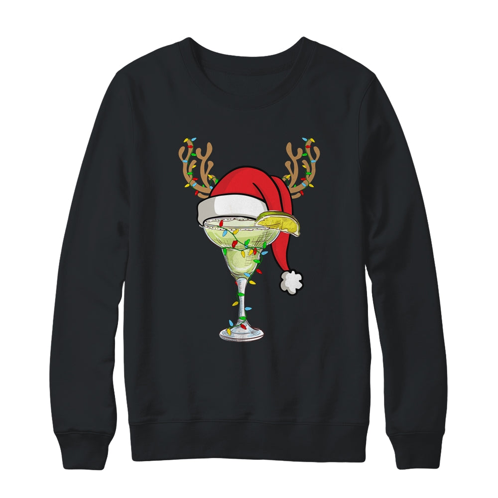 Funny Margarita Reindeer Christmas Lover Squad Xmas Shirt & Sweatshirt | siriusteestore