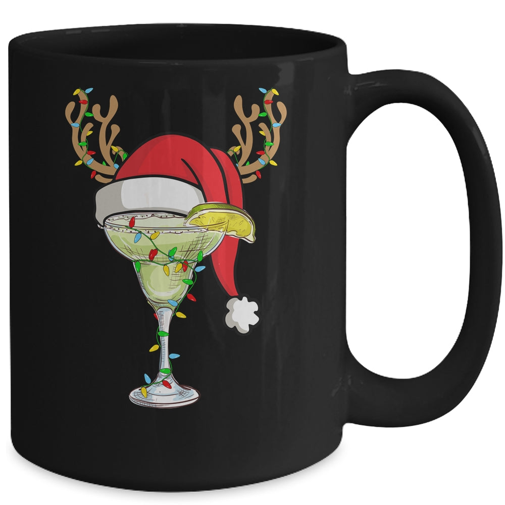 Funny Margarita Reindeer Christmas Lover Squad Xmas Mug | siriusteestore