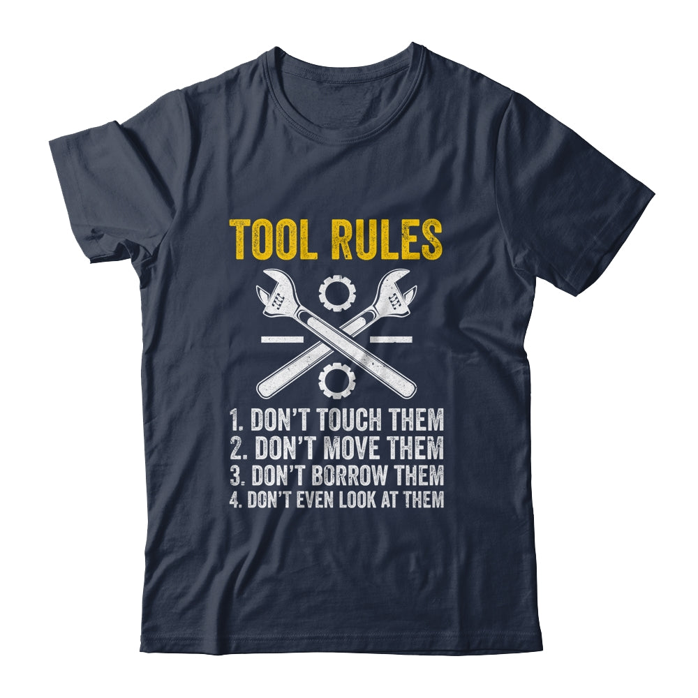 Funny Mechanic Tool Rules Auto Repair Car Mechanic Handyman Shirt & Hoodie | siriusteestore