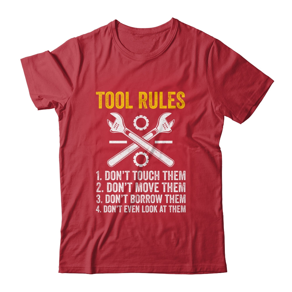 Funny Mechanic Tool Rules Auto Repair Car Mechanic Handyman Shirt & Hoodie | siriusteestore