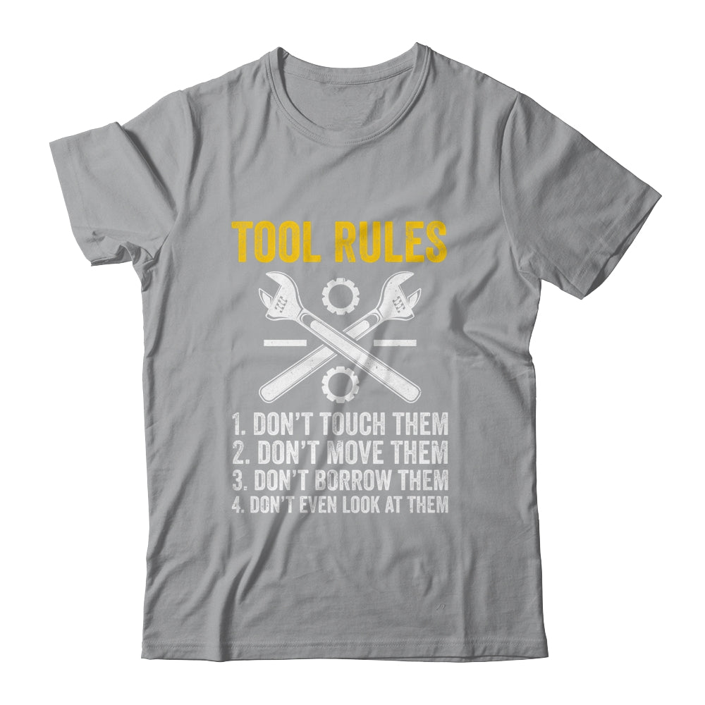 Funny Mechanic Tool Rules Auto Repair Car Mechanic Handyman Shirt & Hoodie | siriusteestore