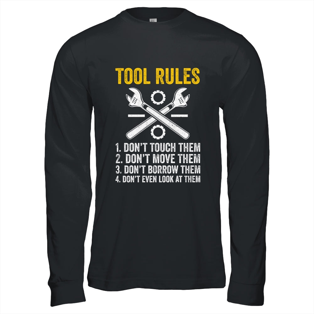 Funny Mechanic Tool Rules Auto Repair Car Mechanic Handyman Shirt & Hoodie | siriusteestore