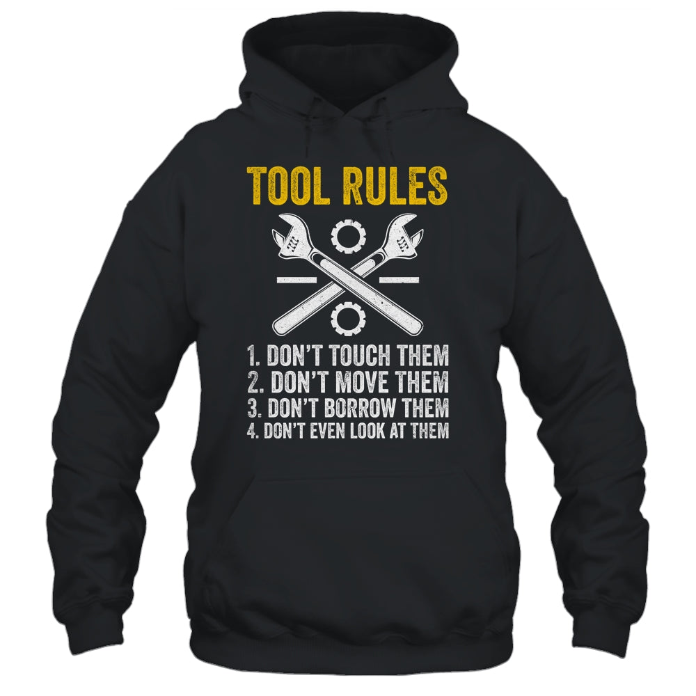 Funny Mechanic Tool Rules Auto Repair Car Mechanic Handyman Shirt & Hoodie | siriusteestore