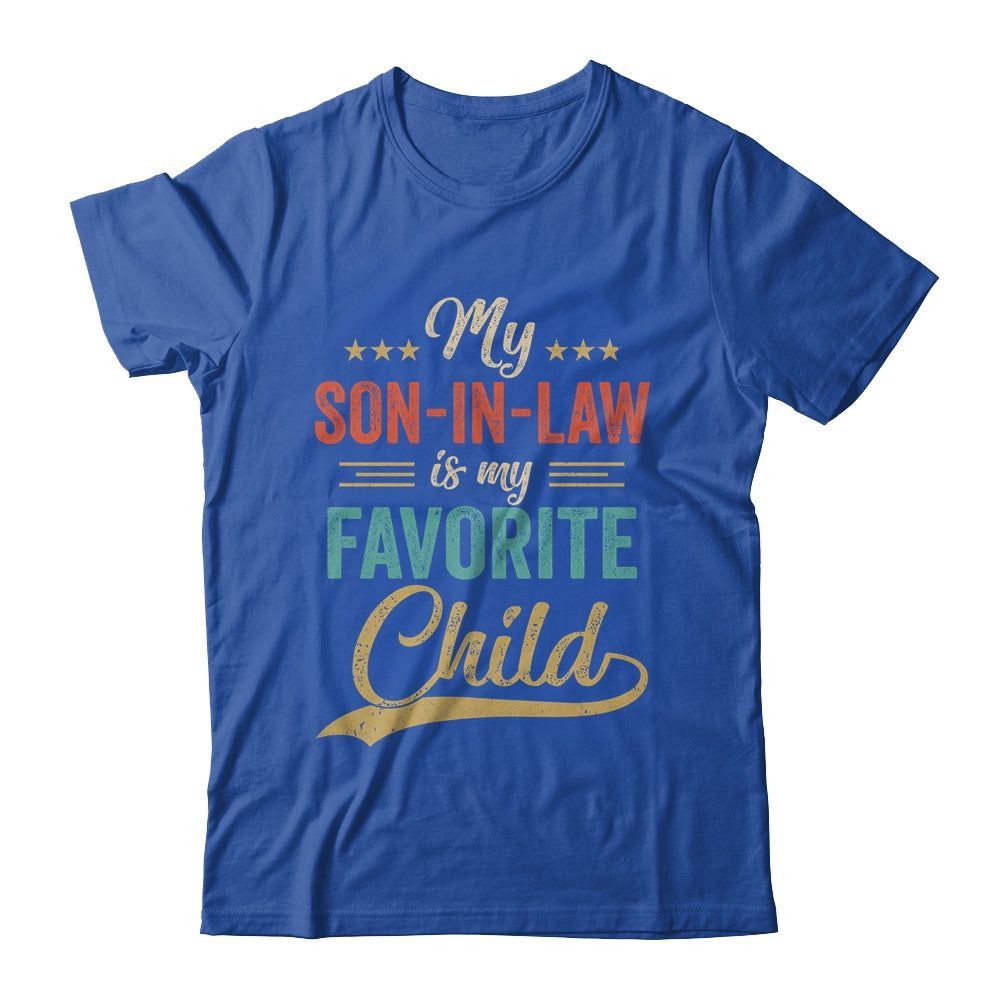 Funny My Son In Law Is My Favorite Child Retro Mother In Law Shirt & Hoodie | siriusteestore