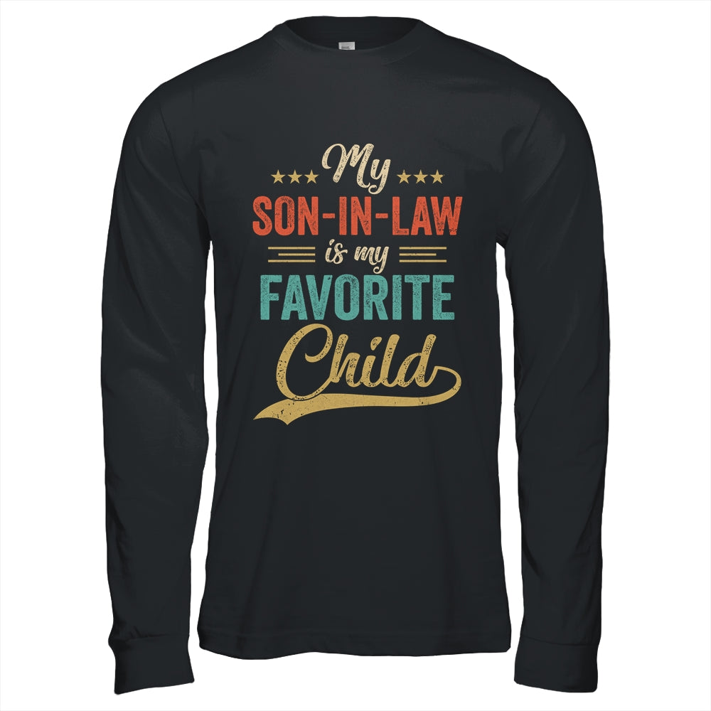 Funny My Son In Law Is My Favorite Child Retro Mother In Law Shirt & Hoodie | siriusteestore