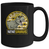 Funny Nene Saurus Sunflower Dinosaur Grandma T Rex Mug | siriusteestore