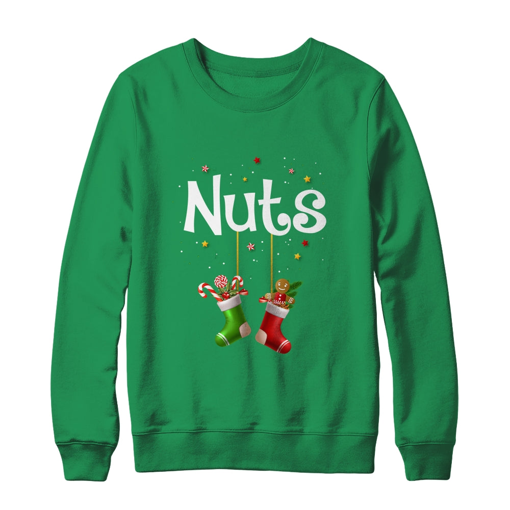 Funny Nuts Christmas Chestnuts Matching Couples Xmas Shirt & Sweatshirt | siriusteestore