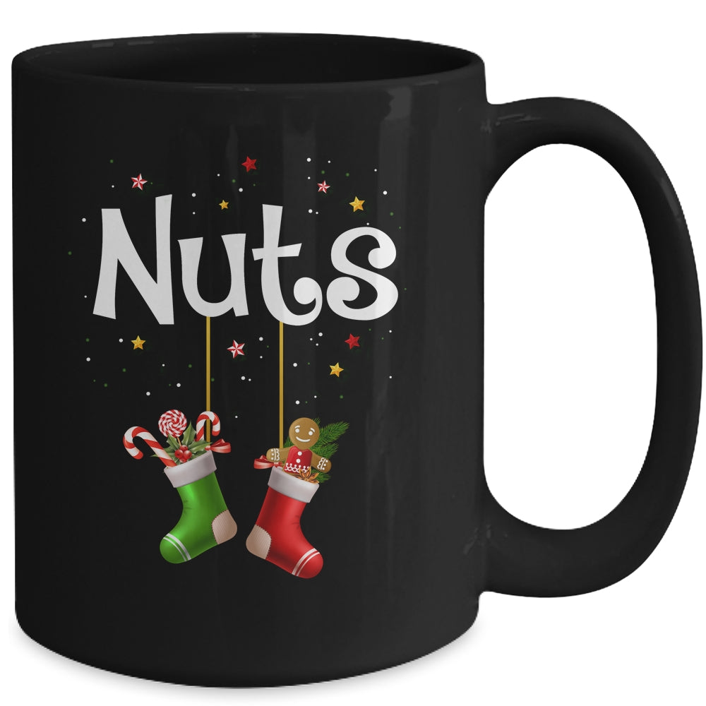 Funny Nuts Christmas Chestnuts Matching Couples Xmas Mug | siriusteestore