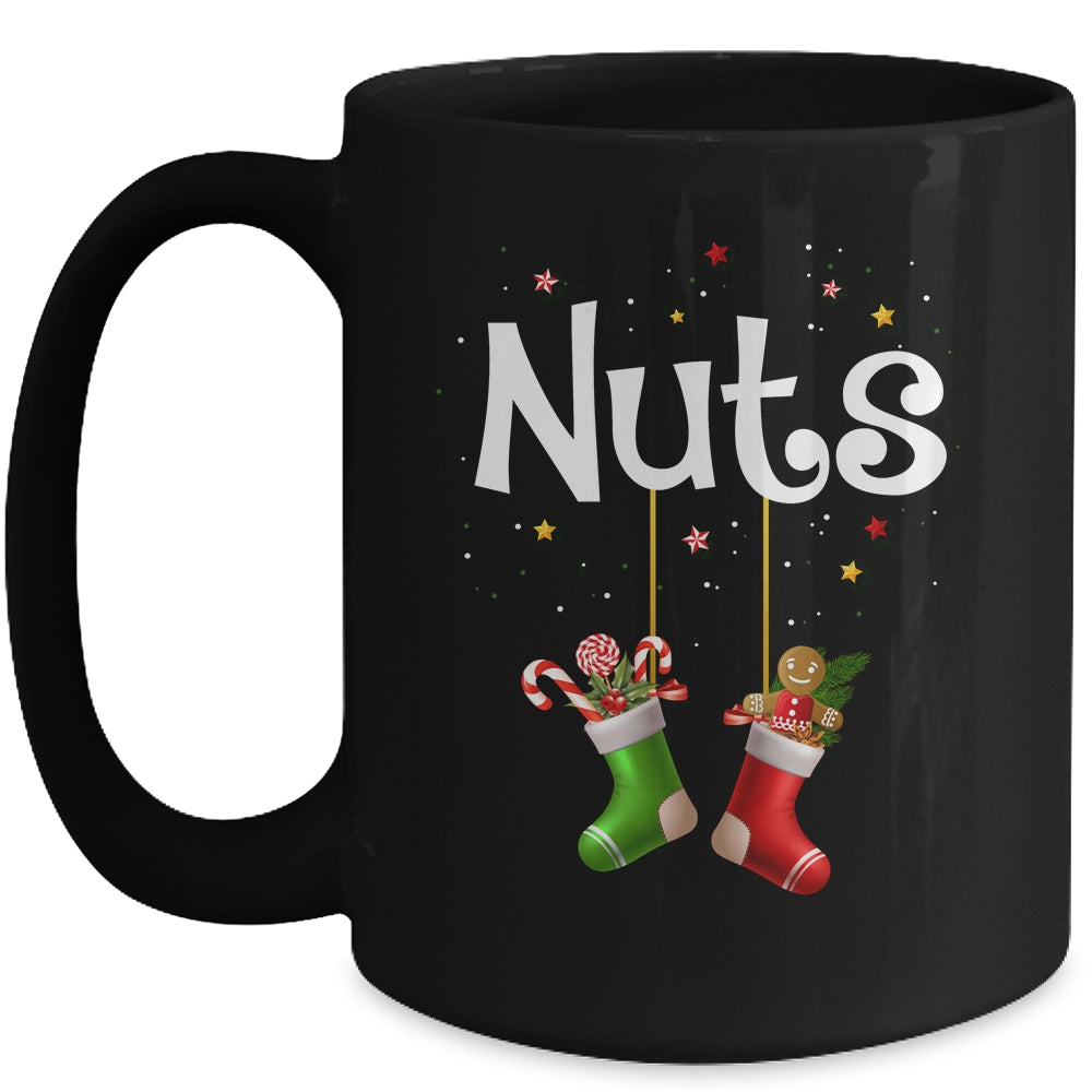 Funny Nuts Christmas Chestnuts Matching Couples Xmas Mug | siriusteestore