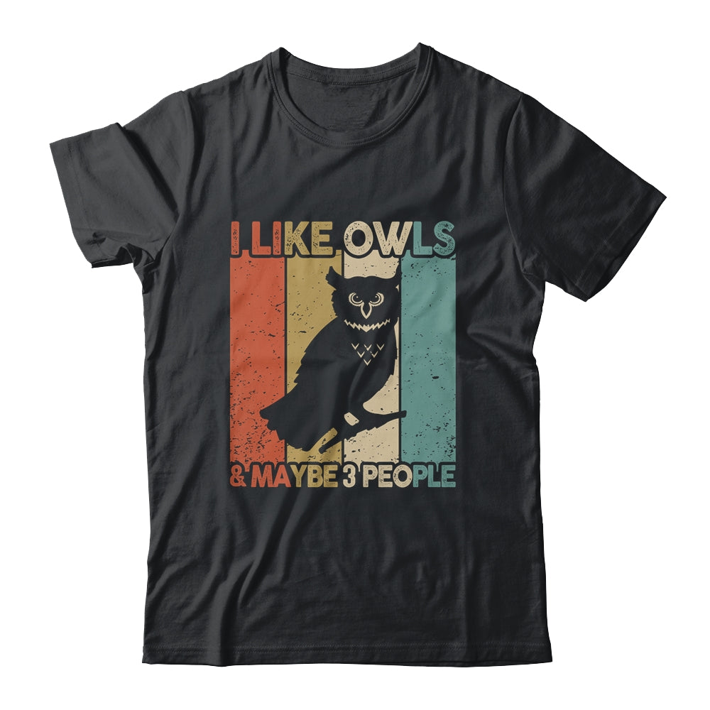 Funny Owl Design For Kids Men Women Animal Owl Vintage Shirt & Tank Top | siriusteestore