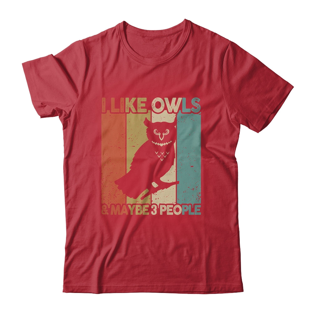 Funny Owl Design For Kids Men Women Animal Owl Vintage Shirt & Tank Top | siriusteestore