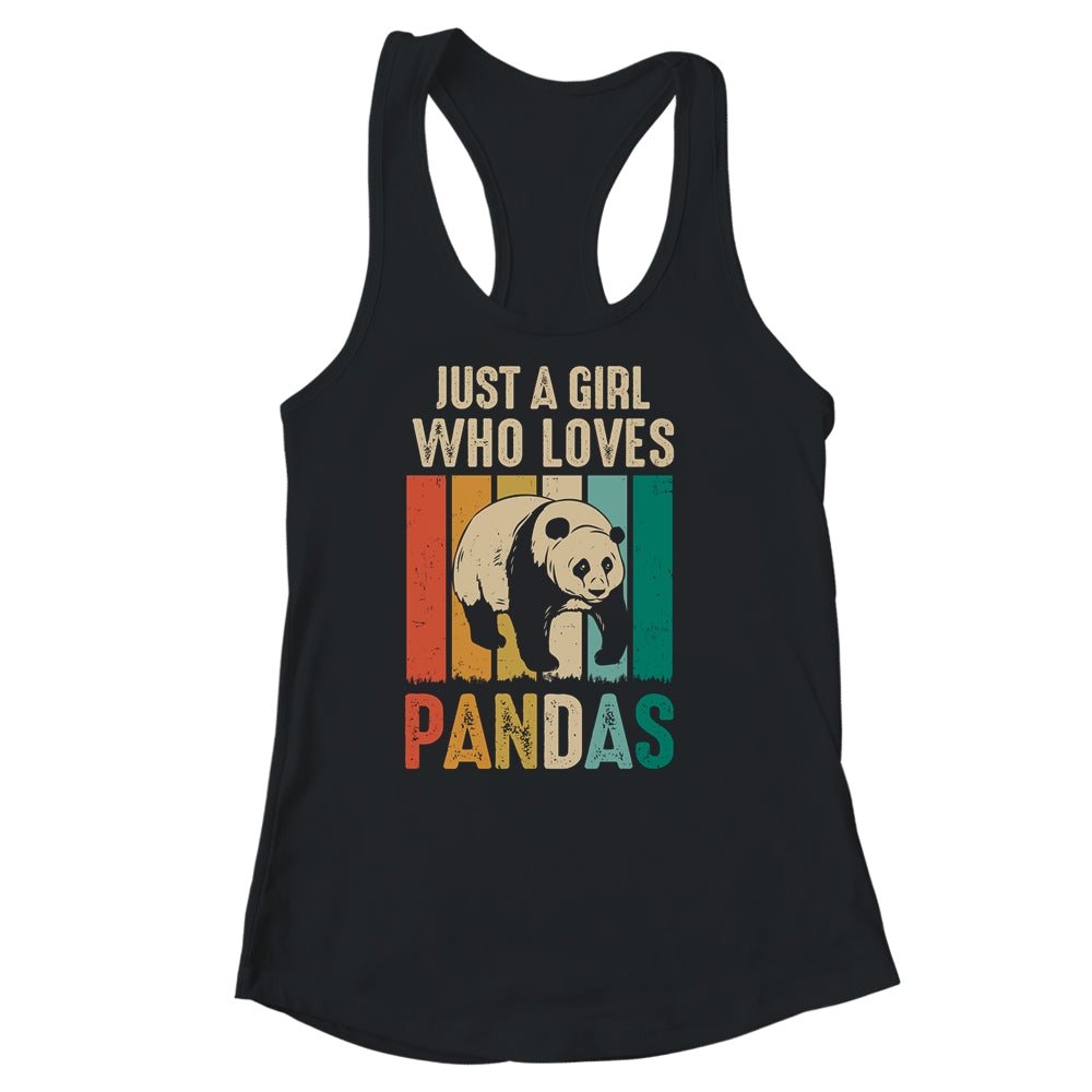 Funny Panda Design For Girls Women Panda Bear Animal Lovers Shirt & Tank Top | siriusteestore