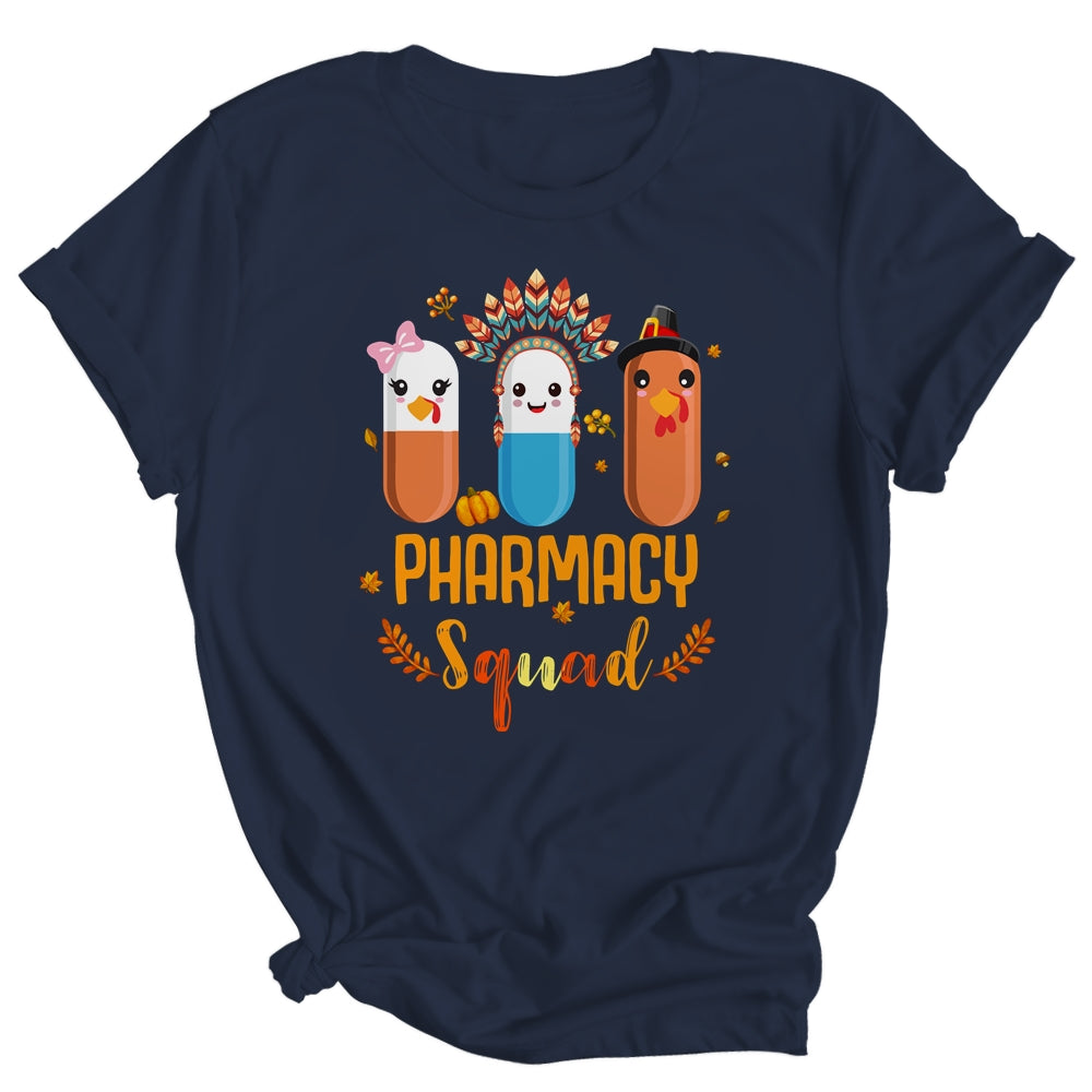 Funny Pharmacy Squad Thanksgiving Thankful Turkey Pharmacist Shirt & Hoodie | siriusteestore