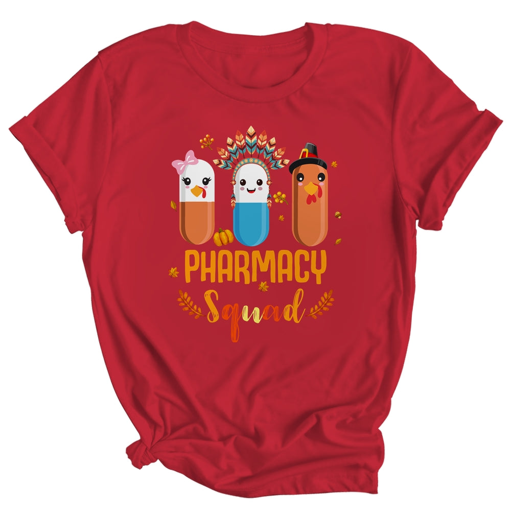 Funny Pharmacy Squad Thanksgiving Thankful Turkey Pharmacist Shirt & Hoodie | siriusteestore