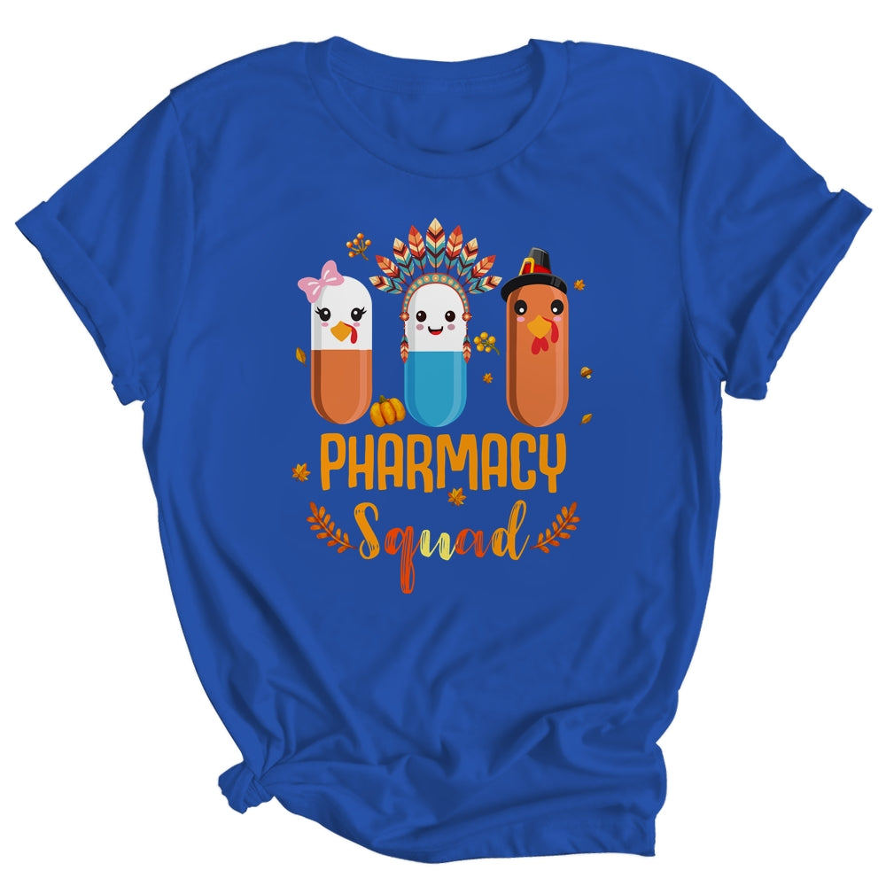Funny Pharmacy Squad Thanksgiving Thankful Turkey Pharmacist Shirt & Hoodie | siriusteestore