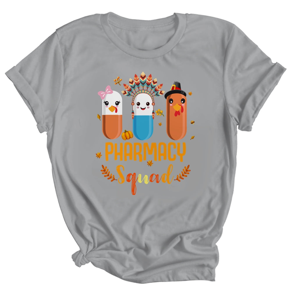 Funny Pharmacy Squad Thanksgiving Thankful Turkey Pharmacist Shirt & Hoodie | siriusteestore