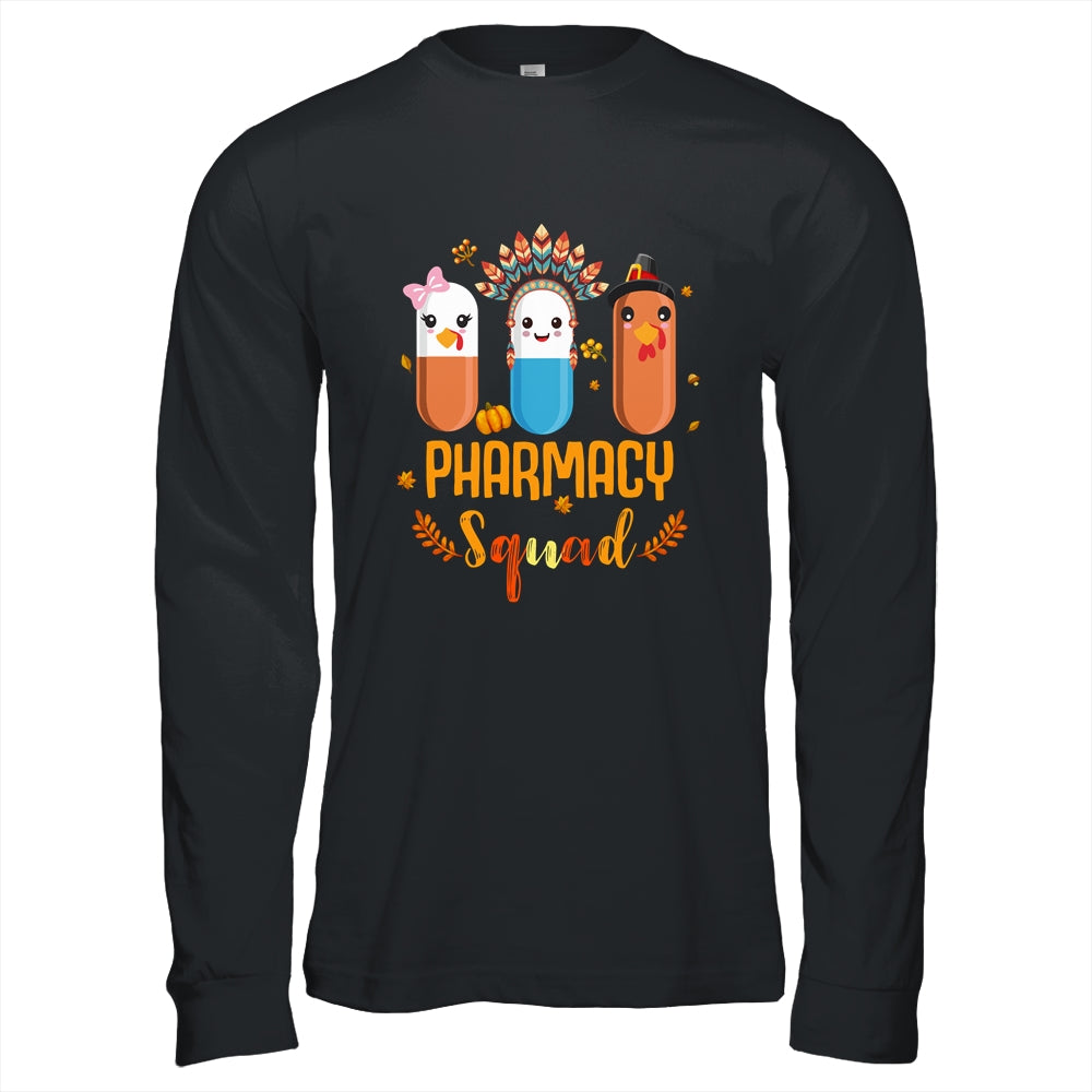 Funny Pharmacy Squad Thanksgiving Thankful Turkey Pharmacist Shirt & Hoodie | siriusteestore