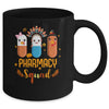 Funny Pharmacy Squad Thanksgiving Thankful Turkey Pharmacist Mug | siriusteestore