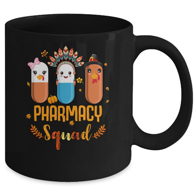 Funny Pharmacy Squad Thanksgiving Thankful Turkey Pharmacist Mug | siriusteestore