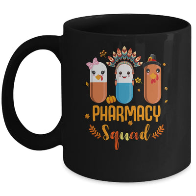 Funny Pharmacy Squad Thanksgiving Thankful Turkey Pharmacist Mug | siriusteestore