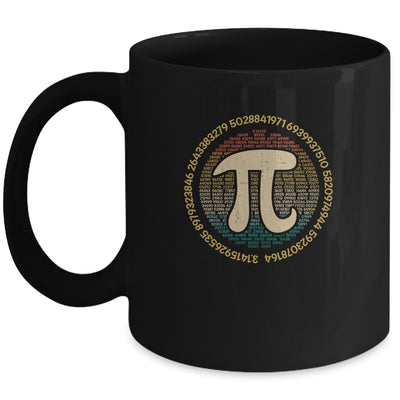 Funny Pi Day Retro Pi Symbol Math Teacher Nerd Geek 314 Mug | siriusteestore