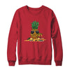 Funny Pineapple Hawaiian Hawaii Christmas Tree Lights Xmas Shirt & Sweatshirt | siriusteestore
